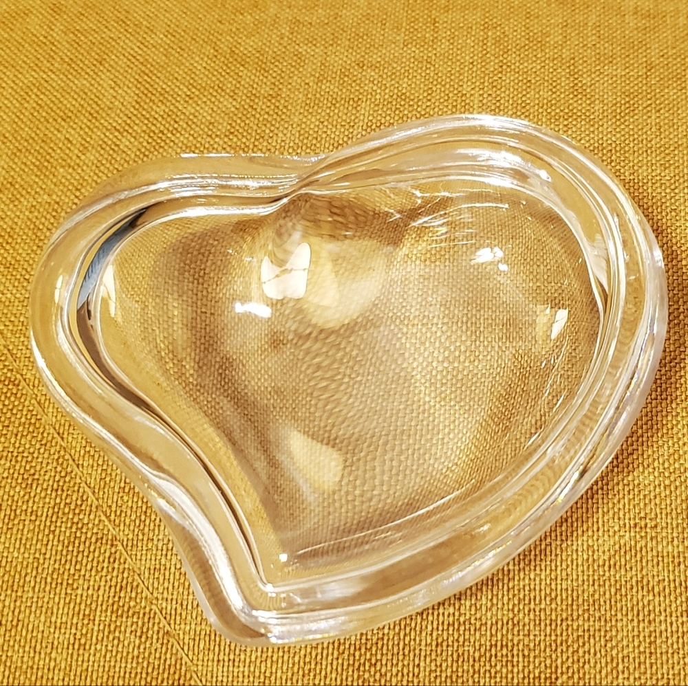 Tiffany & Co Elsa Peretti Crystal Heart Box